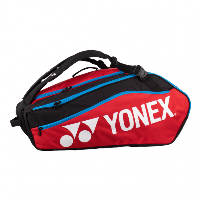 H1224 – Club Line Racket Bag (12pcs) – Red Black – 1 Yonex Club Line Racketbag 1224 red-black